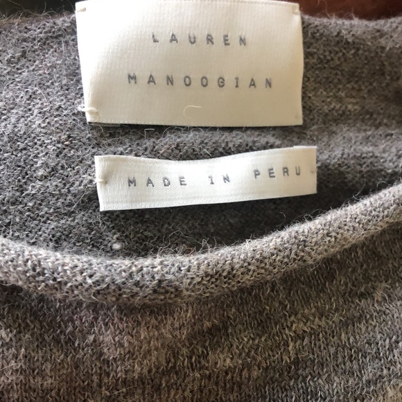 Lauren manoogian swing top sweater 70%alpaca - Picture 4 of 7